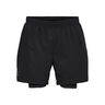 Dallas 2in1 Pantaloncini Uomini-Nero