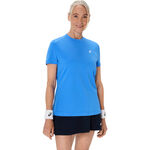 Abbigliamento ASICS ASICS Court Maglietta Donna-Blu
