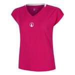 Abbigliamento da tennis Quiet Please Quiet Please Create Volley Maglietta Donna-Rosa,Bianco