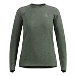 Abbigliamento Odlo Odlo Essential Seamless Crew Neck Manica lunga Donna-oliva