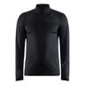 Core Gain Midlayer Camicia Da Corsa Uomini-Nero