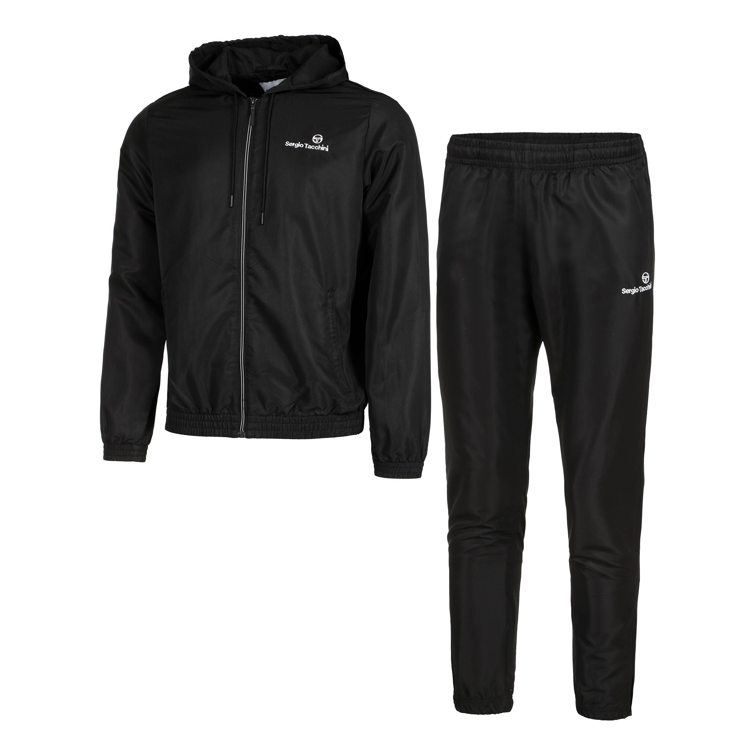 Buy Sergio Tacchini Carson Tuta Da Allenamento Uomini Nero online Tennis Point CH