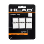 Overgrip HEAD HEAD Padel Pro Confezione da 3 - bianco