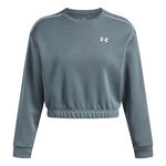 Abbigliamento Under Armour Under Armour Rival Fleece Piped Crew Felpa Donna-grigio-blu