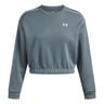 Rival Fleece Piped Crew Felpa Donna-grigio-blu