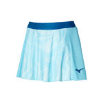 Abbigliamento Mizuno Mizuno Charge Printed Flying Gonna Donna-Blu Chiaro