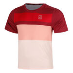 Abbigliamento Nike Nike Court Dri-Fit Advantage Maglietta Uomini-Rosso,Corallo
