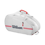 Wilson Wilson Tour Team Bag Borsa Per Racchetta Da Padel-Bianco