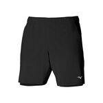 Abbigliamento Mizuno Mizuno Core 7.5 2in1 Pantaloncini Da Corsa Uomini-Nero