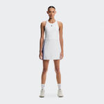 Abbigliamento da tennis On On Court Dress Split Edge Abito Donna-bianco, nero