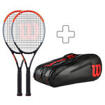 Confezione Di Racchette Wilson Clash 100 plus Schlägertasche