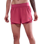 Abbigliamento Nike Nike Swift 2in1 Short Pantaloncini da corsa Donna-berry, argento