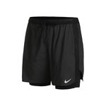 Abbigliamento Nike Nike Stride 2in1 7in Pantaloncini da corsa Uomini - nero, grigio