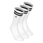 Abbigliamento Quiet Please Quiet Please College Calzini Da Tennis Confezione Da 3-Bianco