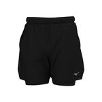 Abbigliamento Mizuno Mizuno Core 2in1 7.5inch Pantaloncini da corsa Uomini - nero, 