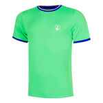 Abbigliamento da tennis Quiet Please Quiet Please Break Ringer Maglietta Uomini - verde, bianco
