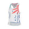 Hey Laguna Racerback Maglietta Ragazze-bianco, multicolore