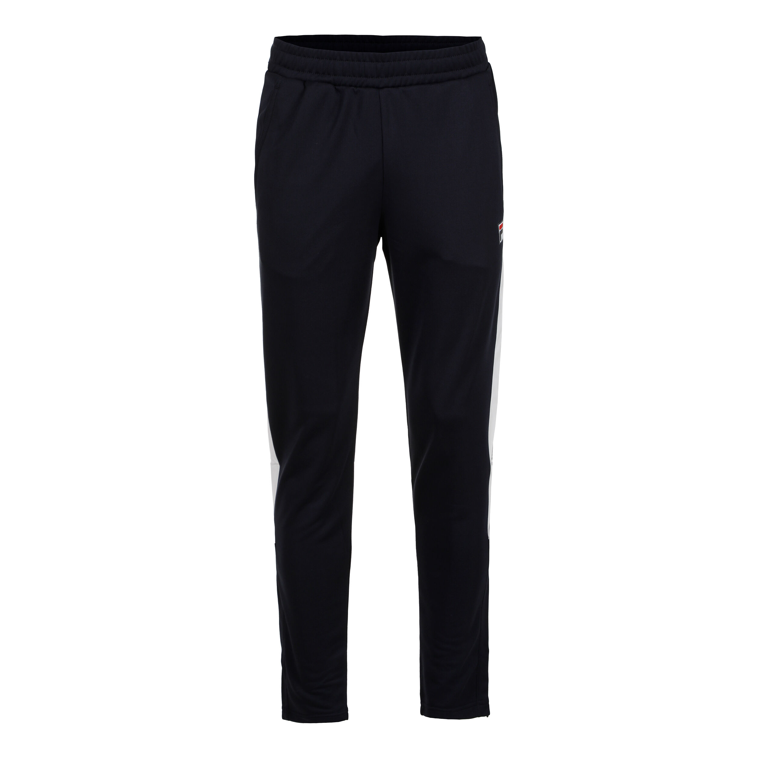 Tuta fila nera strisce bianche hot sale