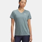 Abbigliamento Under Armour Under Armour Tech Twist Maglietta Donna-grigio-blu