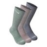Everyday Plus Cushioned Calzini sportivi Confezione da 3 Unisex - oliva, grigio
