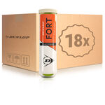 Pallina pressurizzata Dunlop Dunlop Fort Clay Court Tubo Da 4