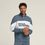 Abbigliamento Wilson Wilson Parkside Half-Zip Felpa Uomini-Blu