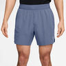Court Dri-Fit Advantage 6in Pantaloncini Uomini-Grigio-blu,Bianco