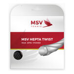 MSV MSV Hepta-Twist Set Di Corde 12m-Nero