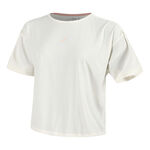 Abbigliamento ASICS ASICS Nagino Top Camicia da corsa Donna - crema, 