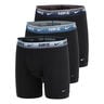 Essential Cotton Stretch Boxer Brief Boxer - Confezione da 3 Uomini-nero, blu