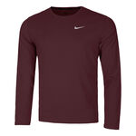 Abbigliamento Nike Nike Dri-Fit UV Miler Camicia da corsa Uomini - vino rosso, 