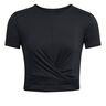 Motion Crossover Crop Maglietta Donna-Nero