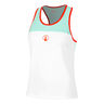 Wild Racerback Canottiera Donna-Bianco,Turchese