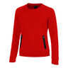 Crew Sweatshirt Felpa Donna-Rosso
