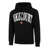 Dri-Fit Fleece Heritage Felpa Con Cappuccio Uomini-Nero,Bianco