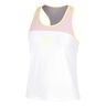 Mind Racerback Canottiera Ragazze-Lilla,Bianco