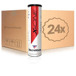 Pallina pressurizzata Tecnifibre Tecnifibre X-One Swiss Tubo da 4 