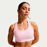 Abbigliamento Nike Nike Swoosh Medium Reggiseni sportivi Donna-rosa, malva