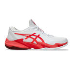 Scarpe da tennis ASICS ASICS Court FF 3 Novak Scarpa Per Terra Rossa Uomini-Bianco,Corallo