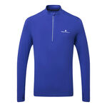 Abbigliamento Ronhill Ronhill Core Thermal 1/2 Zip Camicia Da Corsa Uomini-Blu
