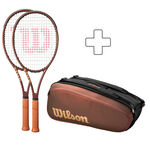 Confezione Di Racchette Wilson 2x PRO STAFF 97L V14 plus Schlägertasche