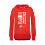 Abbigliamento BIDI BADU BIDI BADU Amna Lifestyle Felpa Con Cappuccio Ragazze-Rosso