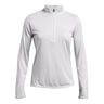 Tech Half-Zip Twist Manica Lunga Donna-Grigio