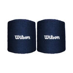 Abbigliamento da tennis Wilson Wilson Terry Logo Polsino anti sudore Unisex - blu scuro, 