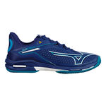 Scarpe da tennis Mizuno Mizuno Wave Exceed Tour 6 Scarpa per terra rossa Uomini - blu, bianco