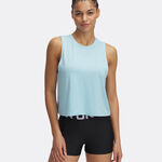 Abbigliamento Under Armour Under Armour Vanish Energy Crop Canottiera Donna-Blu