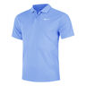 Dri-Fit Victory Court Solid Polo Uomini - blu chiaro, bianco