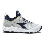 Scarpe da tennis Diadora Diadora  Speed Blushield Fly 4 + Scarpa per terra rossa Uomini-bianco,blu scuro