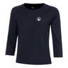 Mixed Manica Lunga Donna-Blu Scuro