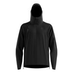 Abbigliamento Odlo Odlo X-Alp Waterproof Pro Giacca da corsa Uomini-nero